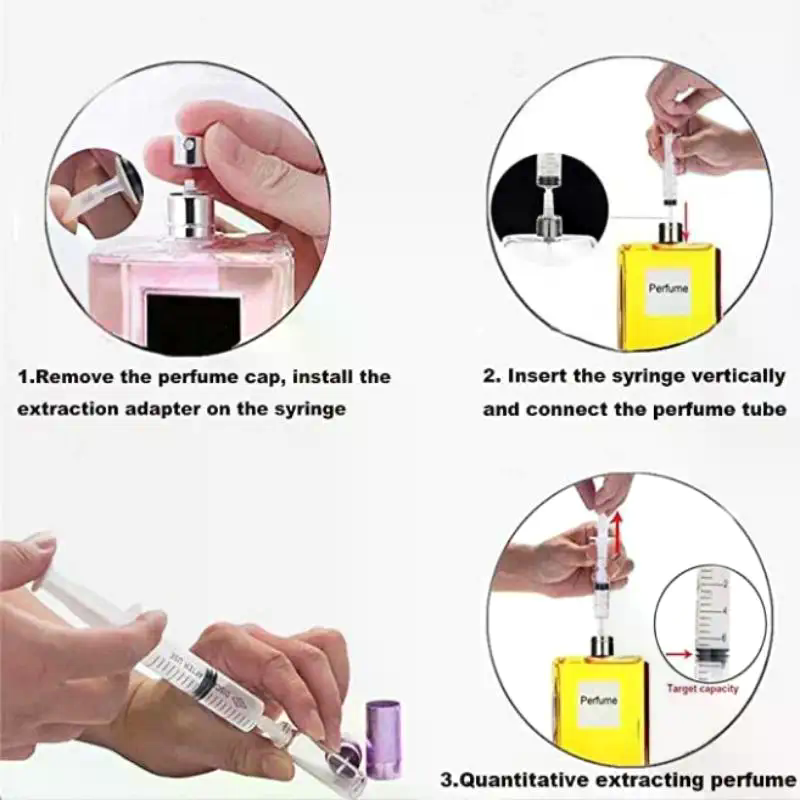 Jeringa de plástico para dispe - Perfume Fragrance Book reseña y precio